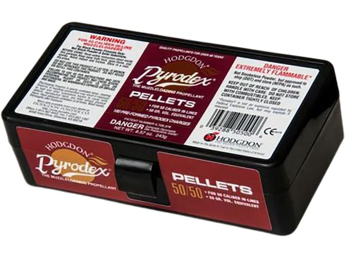 Hodgdon Pyrodex Black Powder Substitute 50 Caliber 50 Grain Pellets