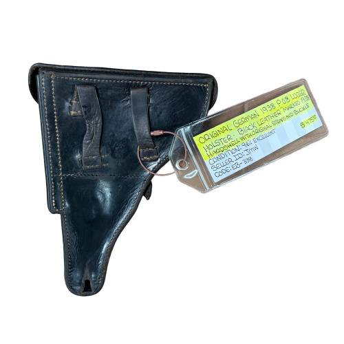German 1938 P.08 Hardshell Luger Holster with Straps & Buckle (Original) - Image 2