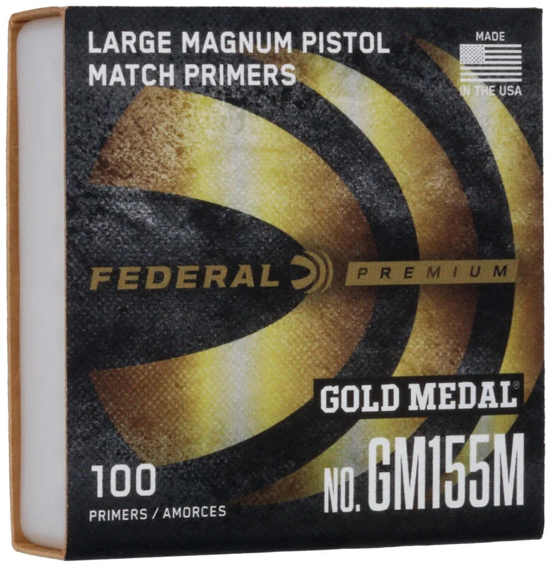 Federal Premium Gold Medal Large Pistol Magnum Match Primers #155M Box of 1000