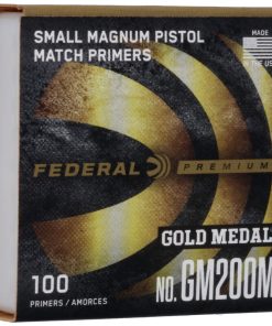 Federal Premium Gold Medal Small Pistol Magnum Match Primers #200M
